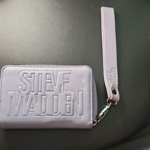 Steve Madden Lavender Wristlet with Strap